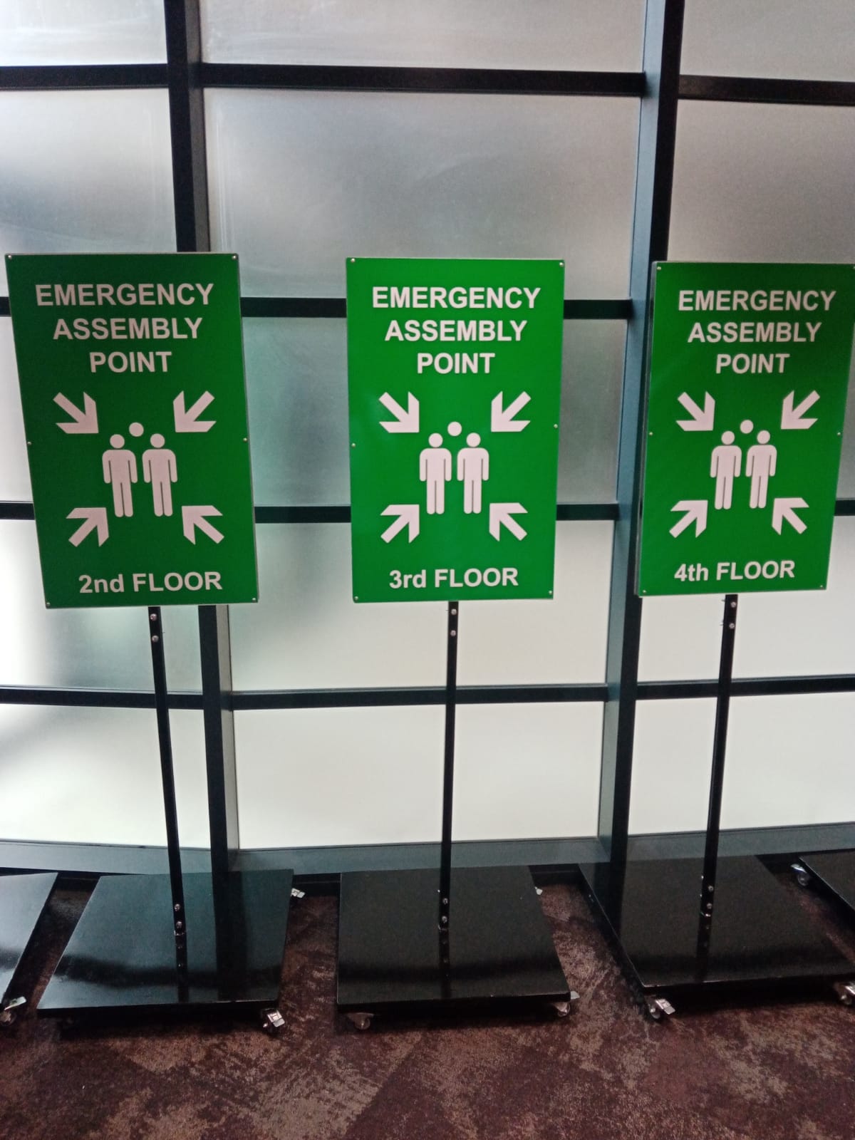 Emergency Assembly Point Signs